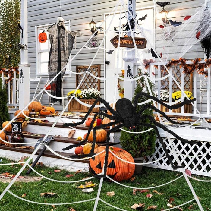 Halloween ideas decorating front diy yard decoration door decorations outdoor party porch decor scary house easy spooky themes cloth cool