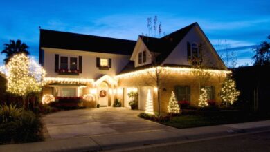 Home Exterior Christmas Lights